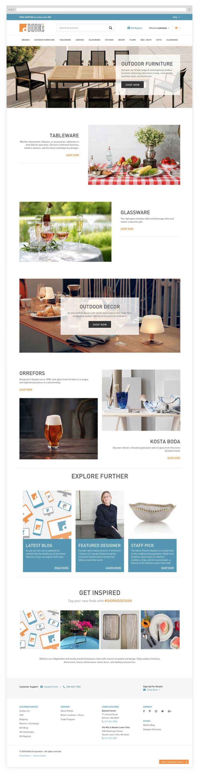 Didrik's SuiteCommerce home page